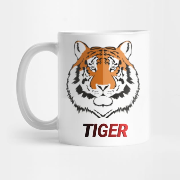 Tiger t-shirt by Hamzayounis